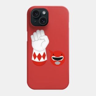 RED RANGER hand-power Phone Case