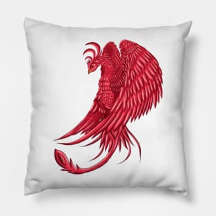 phoenix red Pillow