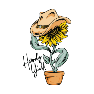 Howdy Y'all Sunflower T-Shirt