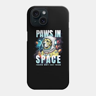 Funny paws In Space Phone Case