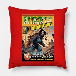 Attack of the Immigrants! Pillow