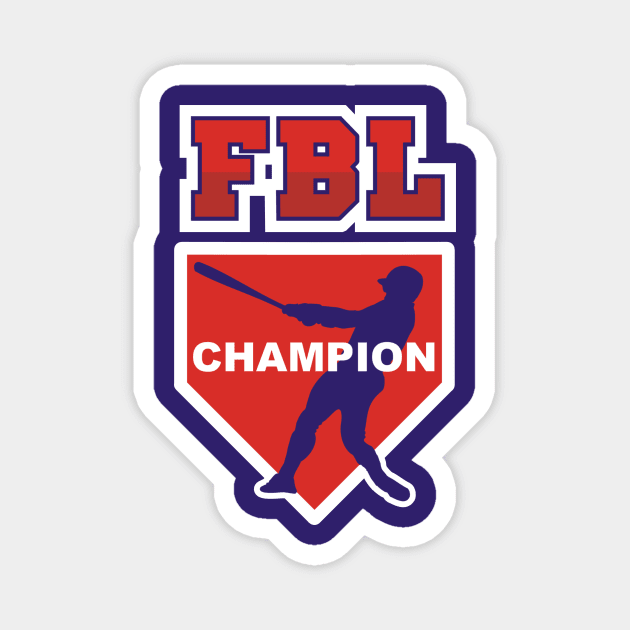 FBL Champion | Fantasy Baseball League Magnet by FantasySportsSpot