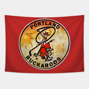 Portland Buckaroos Hockey Tapestry