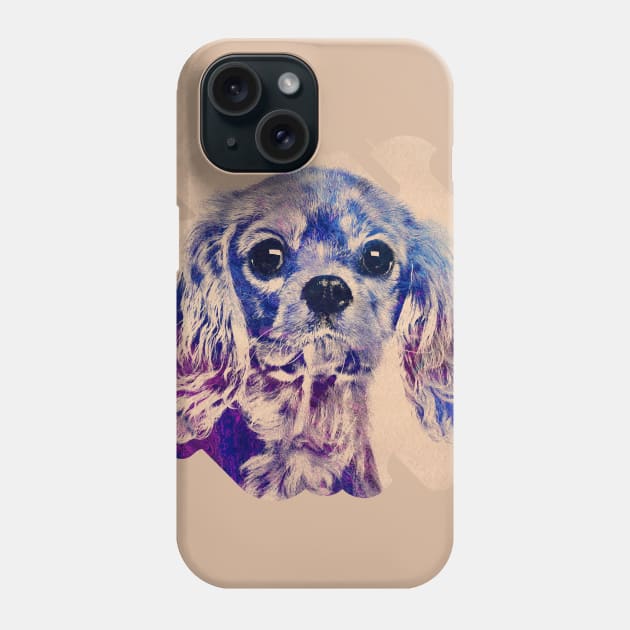 Cavalier King Charles Spaniel Phone Case by Nartissima