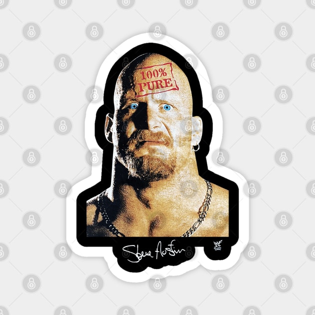 Stone Cold Steve Austin - 100% Pure - WWF Wrestling Magnet by nicklower
