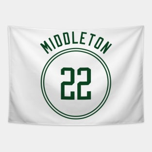 Khris Middleton Name and Number Tapestry