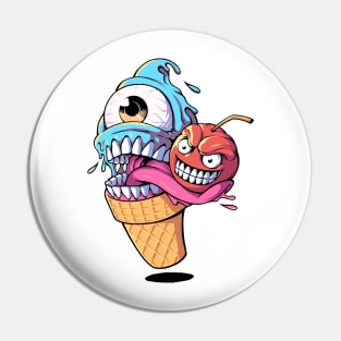 Monster cream ice berry Pin