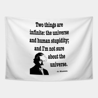 Albert Einstein Quote Tapestry