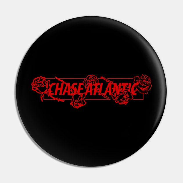 Chase Atlantic Red Rose Symbol Pin by Mendozab Angelob