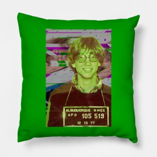 Bill Gates Mugshot Pillow