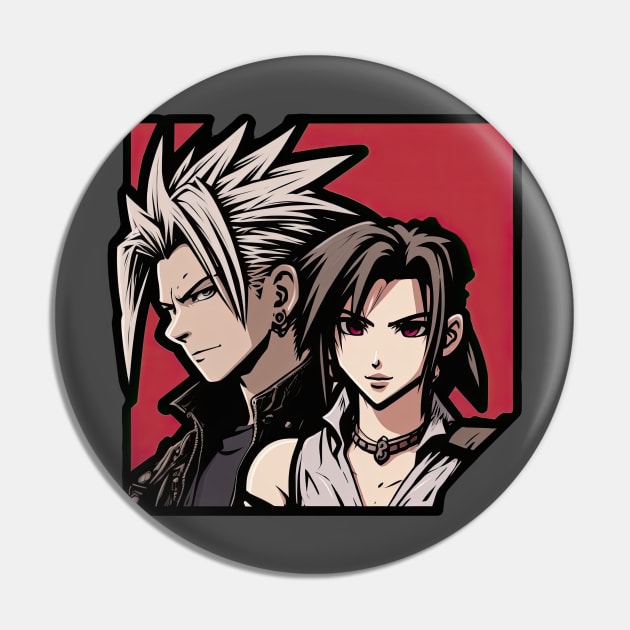 Cloud Strife and Tifa Lockhart (Final Fantasy 7) Pin by Zalbathira