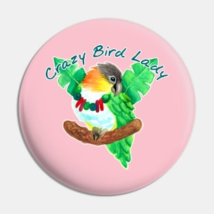 Crazy Bird Lady Pin