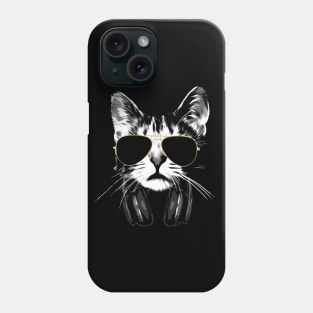 Dj Cat White Phone Case