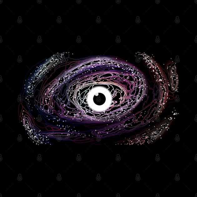 Galaxy Eyes Vision of the Universe by Twisted By Art