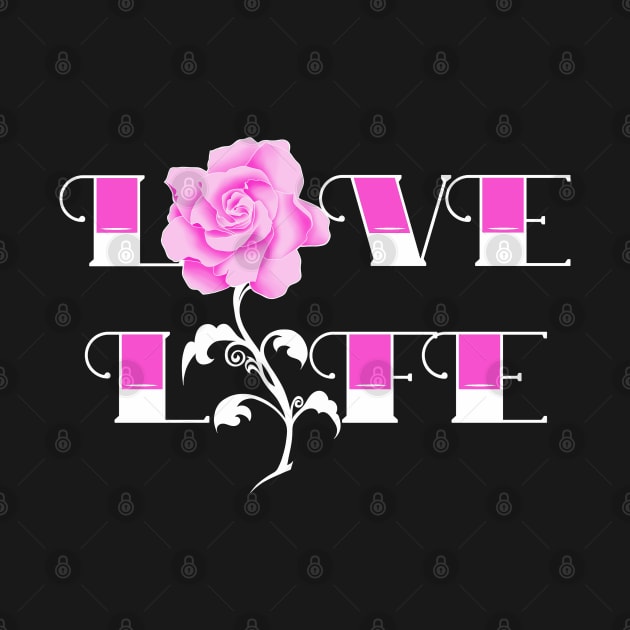 Love life rose by Sinister Motives Designs