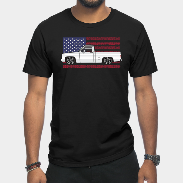 White C-10 - Chevy Truck Driver - T-Shirt