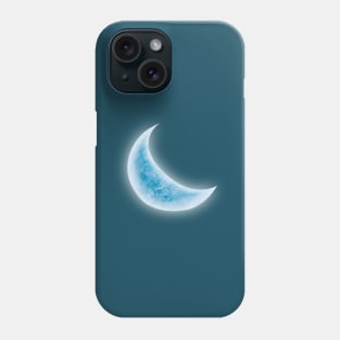 Blue Half Moon Phone Case