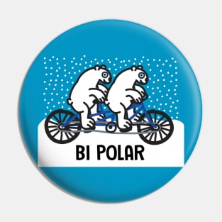 Bi Polar Bears Pin