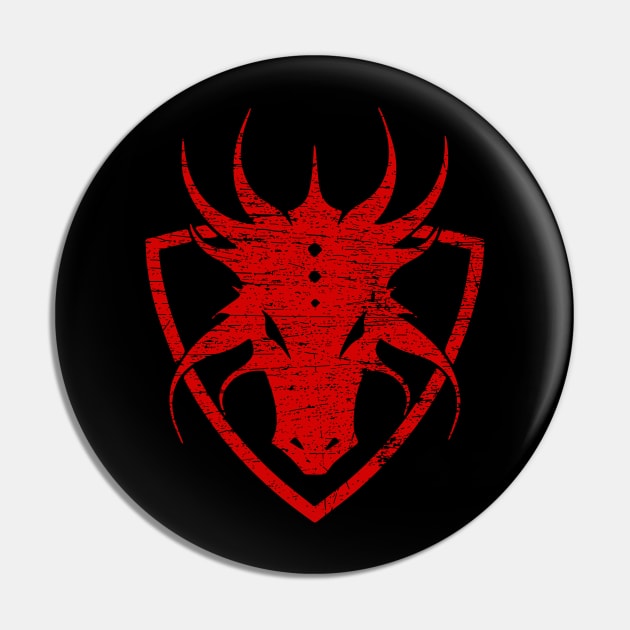 Dragon Shield Pin by Mandra