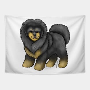 Dog - Tibetan Mastiff - Black and Tan Tapestry