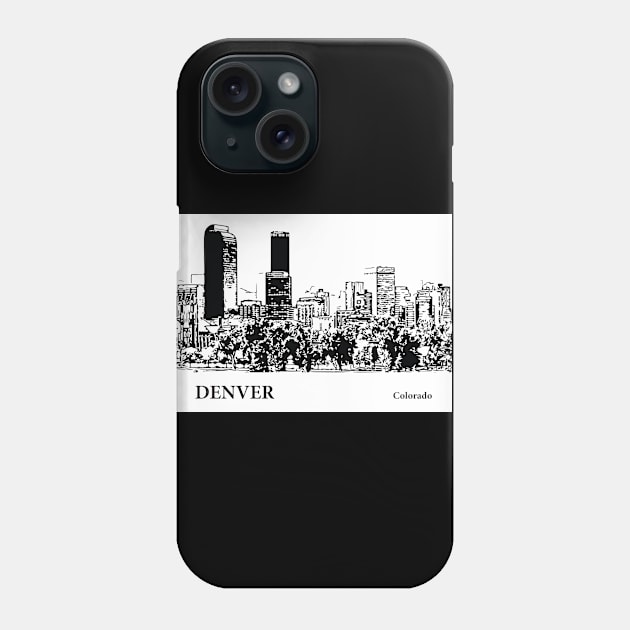 Denver - Colorado Phone Case by Lakeric