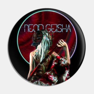 Neon Geisha Pin