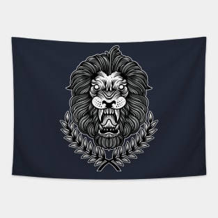 Ghost Lion Tapestry