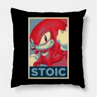 Knuckles - Stoic (v2) Pillow