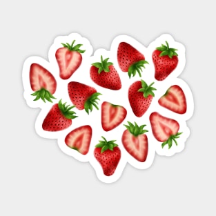 Strawberries Magnet