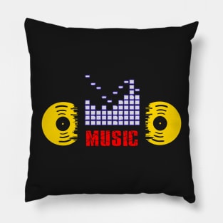 retro music Pillow