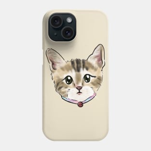 Brown Stray Cat Girl  _ Bunniesmee Phone Case