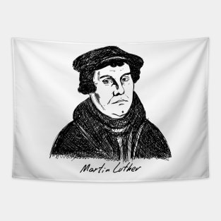 Martin Luther. Christian figure. Tapestry