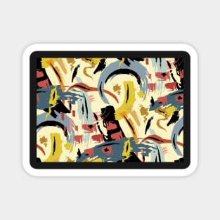 Hand Painted Abstract | Urban Finery Magnet