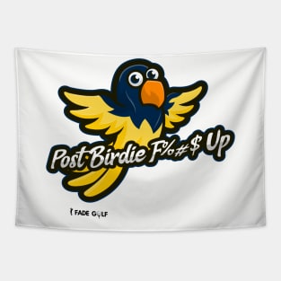 Post Birdie F%#$ Up Golf Tapestry