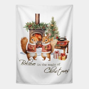 Christmas Wishes Quote Tapestry