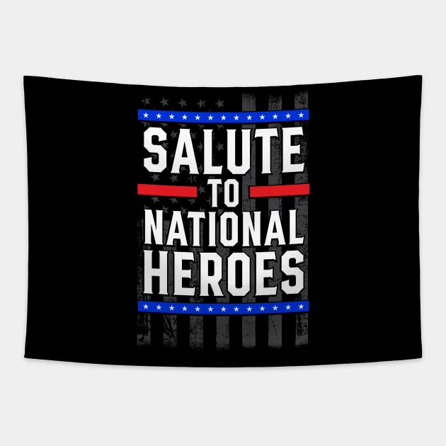 Salute to National Hero Tapestry by XXII Designs