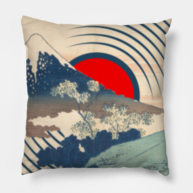 Rubino Wave Lp Record Vinyl Asian Japan Great Wave Pillow