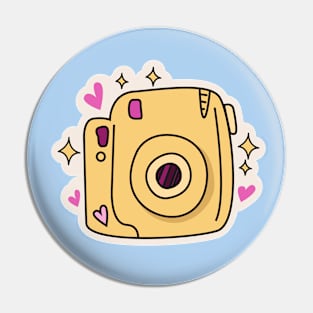 Cute camera design Pin