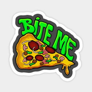 Bite Me Pizza Magnet