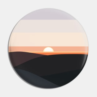 Sunset Pearl Pin