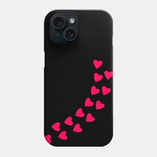 Heart Hearts love couple relationship pink Phone Case