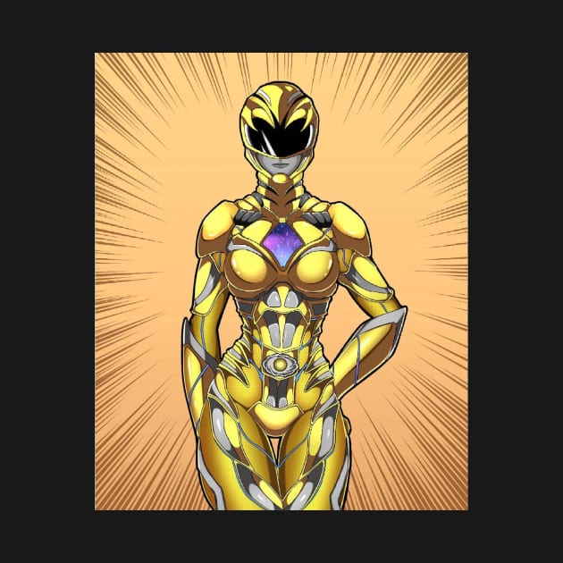 yellow ranger by fancy ghost