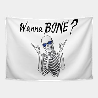 Wanna Bone Skeleton Tapestry