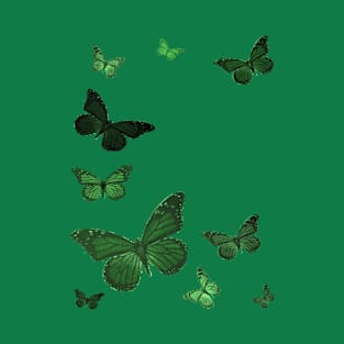 Green Butterflies T-Shirt