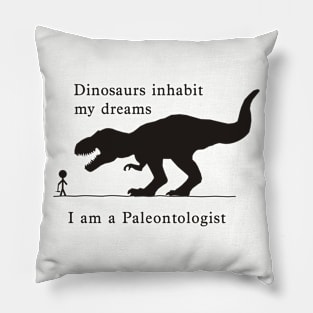 Dino Dreams - Paleontologist Pillow