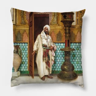 An Elegant Chieftain in his Palace Pillow