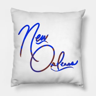 New Orleans Abstract Pillow