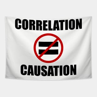 Correlation Does NOT Equal Causation Science Meme Tapestry