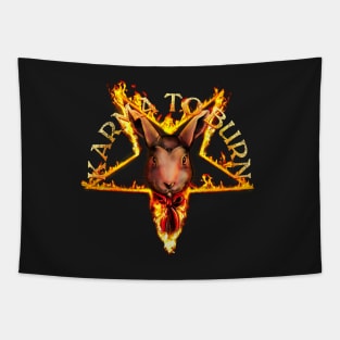 Karma To Burn - Pentagram Bunny Tapestry