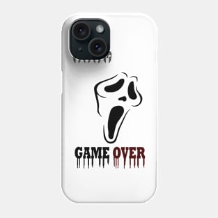 scary face game over Phone Case